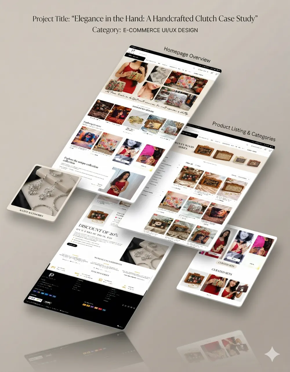 Paris Pouch website and brand showcase